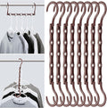 Mr. Pen- Space Saving Hangers, 8 pcs, 360° Rotating Hooks, Magic Cascading Hanger Organizer with 5 Enclosed Slots, Closet Organizers and Storage for Clothes, College Dorm Room Essentials