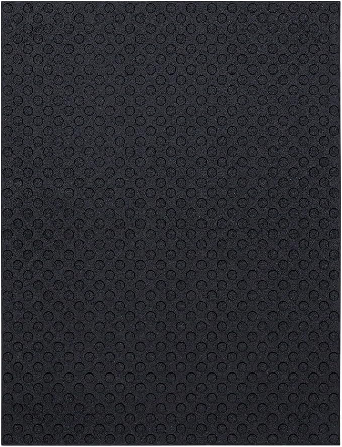 Mohawk Home Heavy Duty Rubber Stall Mat - Gym Floor- Under Dog Crate - All Purpose Utility 3' x 4' - 1/2" Thick (Pack of 10)