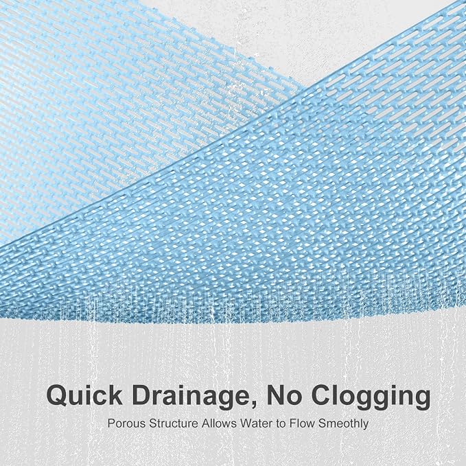 Extra Large Shower Mat: 47"x32" Non Slip Shower Mats for Inside Shower, PVC Anti Slip Shower Stall Mats No Odor, Trimmable Walk in Shower Mats for Elderly Kids
