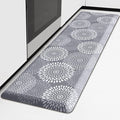 LuxStep Kitchen Mat Waterproof Kitchen Rugs for Floor Cushioned Anti-Fatigue Mat Non-Slip Standing Desk Mat Comfort Floor Mats for House Sink Office 17.3" x 60"-4/5 Inch Grey