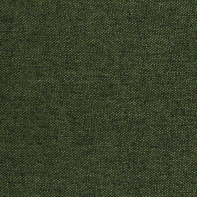 AAAAAcessories D-Shaped Chair Cushions, 2" Thick Dining Chair Pads with Ties and Removable, Machine-Washable Cover, 17" x 16", Set of 2, Dark Olive Green