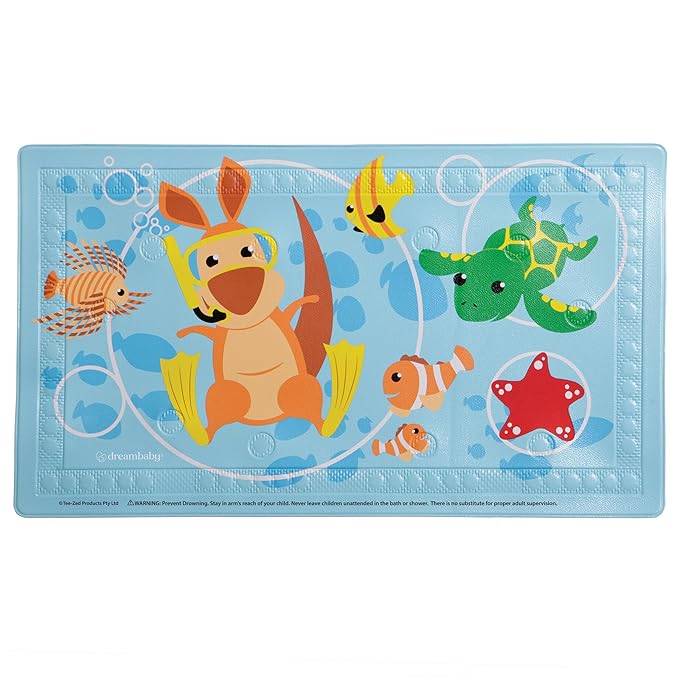 Dreambaby Anti-Slip Bath Mat with Too Hot Indicator