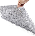 Extra Long Pebble Bath Tub Shower Mat 34.2 x 15.7, Bathmat Non-Slip with Suction Cups, Machine Washable, Bathroom Mats, Smooth/Non-Textured Surface Only (34.2" x 15.7", Transparent Light Gray)