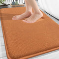OLANLY Thick Memory Foam Bath Mat Rug 30x20, Extra Soft Absorbent Bathroom Rug, Quick Dry Bath Mats, Non-Slip, Machine Washable Carpet for Bathroom, Tub and Shower, Home Decor Accessories, Clay
