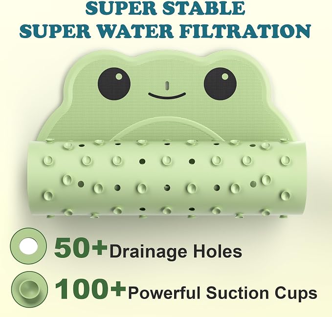 Bathtub Mat Non Slip Shower Mat,Washable Anti Slip Tub Surface, Soft Rubber Mat for Bathtub Shower