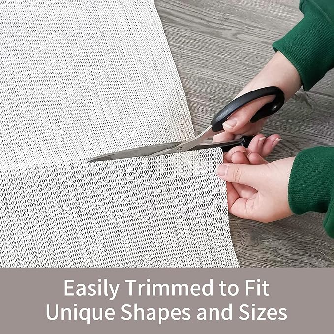 Rug Pad, Non Skid Rug Pad, 2.5 * 13FT Under Rug Padding, Under Carpet Mat Cushion and Hardwood Protection