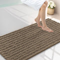 Smiry Bathroom Rugs Mat 47x24, Extra Soft Absorbent Chenille Bath Rugs, Non Slip Rubber Backing Machine Washable Quick Dry Bath Mats for Bathroom Floor, Tub, Shower, Home Decor Accessories, Camel
