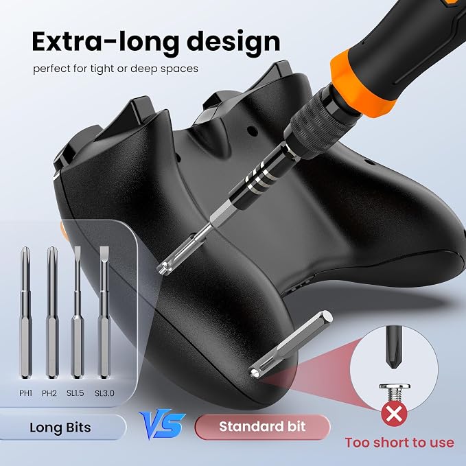 JOREST 152 in 1 Precision Screwdriver Set, Father Day Gifts for Husband Dad, Magnetic Repair Tool Kit for Electronics, Macbook, Laptop, PC, RC, PS5, iphone,Jewelers, XBOX, Glasses