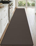 DEXI Kitchen Floor Mats Cushioned Anti Fatigue, 17x95, Long Standing Runner Rug Waterproof, Comfort Memory Foam Padded for Front Sink Laundry, Brown