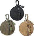 Tactical Belt Pouch Key Pouch Backpack Accessories Tactical Vest Attachments Small Molle Pouch EDC Wallet Travel Pill Container Portable