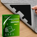 Triangle Rug Gripper Pads, Pack of 16 – Super Adhesive Reusable & Washable Non-Slip Corner Grips for Area Rugs, Mats & Runners, Helps Keep Rugs Flat on Hard Floors