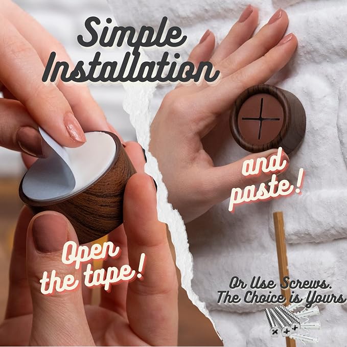 HEFA Towel Holder & Hooks - Kitchen & Bathroom Organization Set, 4 Pack , Gadgets