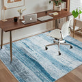 Office Chair Mat for Hardwood Floor, 72"x48" Easy Glide Computer Chair Mat Protector for Rolling Chair Under Desk Rug Nonslip Backing, Machine Wash
