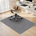 Sycoodeal Office Chair Mat for Hardwood Floor,Slip Resistant Floor Mat for Office Computer Gaming Chair,Heavy Duty Floor Protector for Rolling Chairs,Easy to Clean,Grey(48"x60")