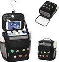 Shower Caddy Portable, Hanging Shower Caddy with DIY Decoration Charms for College Dorm Room Essentials, Quick Dry Shower Bag Mesh Toiletry Bag for Bathroom, Gym, Camping, Swiming, Beach, Traveling