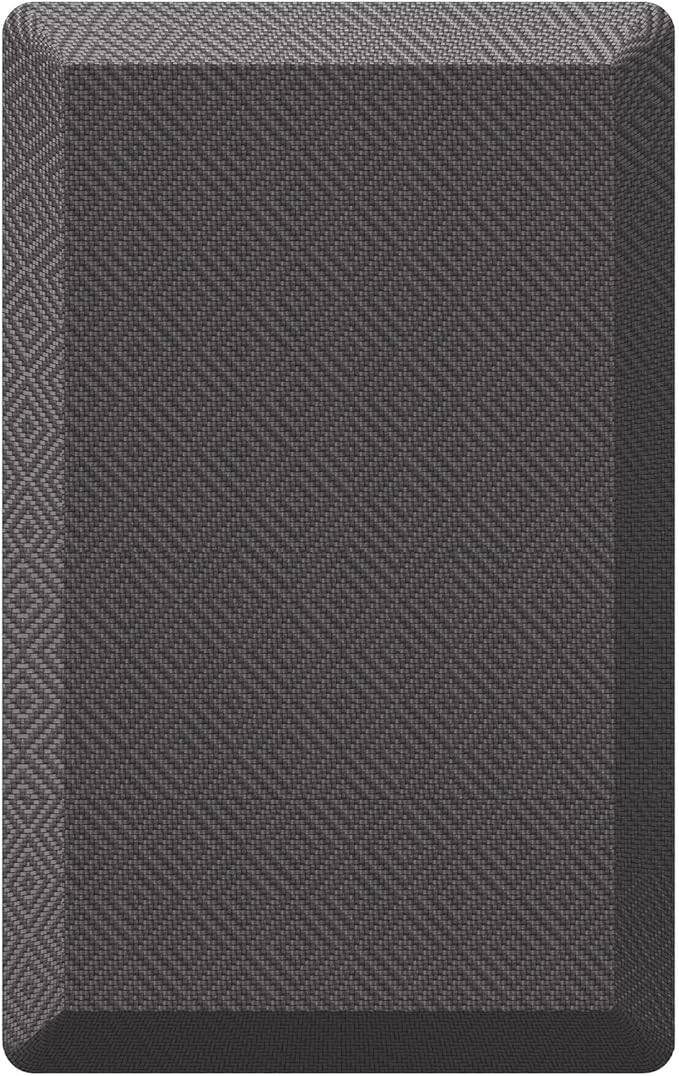 Ophanie Kitchen mats for Floor, Kitchen Rugs, 20x32 Anti Fatigue Standing Cushioned Mat, Waterproof, Comfort Ergonomic mat for Office, Home, Sink, 3/4 inch Thick Memory Foam Charcoal Non-Slip Bottom
