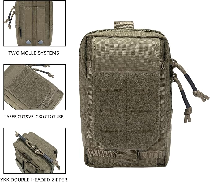 EXCELLENT ELITE SPANKER Tactical EDC Pouch Molle Utility Pouches Phone Holster Pouch Waist Bag Tool Pouch for Molle Accesssories