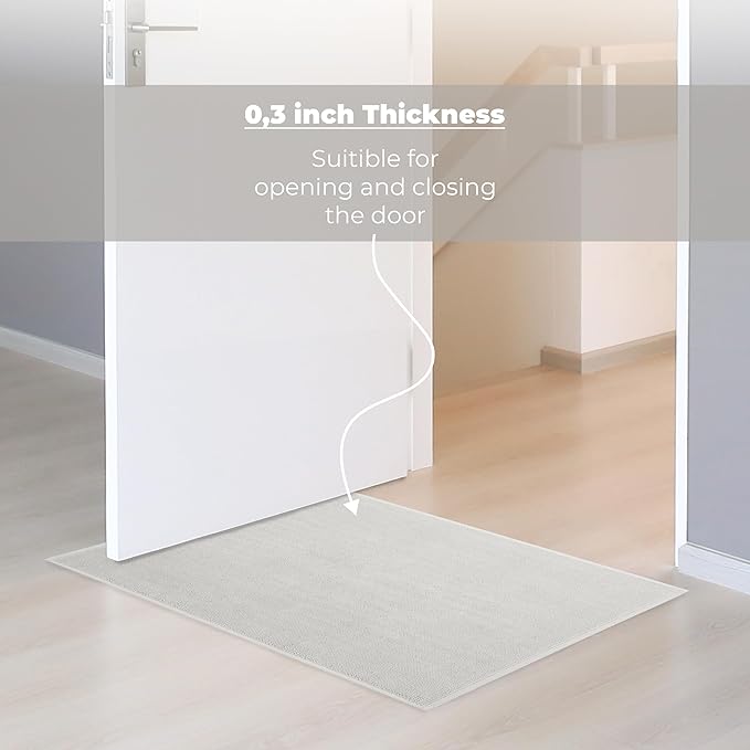 Cotton Paradise 100% Cotton Turkish Bathmat Rug, Soft Absorbent Quick Dry Non Slip, 20x34 Bathmat Rug, Silver Grey