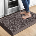 Mattitude 4/5 Inch Kitchen Mat, 17.3x28in Heavy Duty Ergonomic Comfort Foam Standing Desk Mat, Waterproof Non-Slip Standing Mats and Rugs for Kitchen, Office, Chocolate