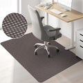 Sycoodeal Chair Mat,36" x 48" Office Chair Mat for Hardwood and Tile Floor, Heavy Duty Floor Protector for Rolling Chairs,Non-Slip,Computer Mat for Home Office(Coffee)