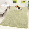 OLANLY Dog Door Mat for Muddy Paws 70x46, Absorbs Moisture and Dirt, Absorbent Non-Slip Washable Doormat, Quick Dry Chenille Mud Mat for Dogs, Entry Indoor Entryway Carpet for Inside Floor, Vanilla