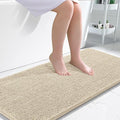 OLANLY Large Bathroom Rugs 50x30, Extra Soft Absorbent Chenille Bath Rugs, Rubber Backing Quick Dry, Machine Washable Bath Mats for Bathroom Floor, Tub and Shower, Home Decor Accessories, Sand