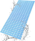BEMISO Shower Mat Non Slip Bathtub Mat with Suction Cups and Drain Holes 37.4 x15.7 Inch Bath Mat for Tub & Shower.Easy Dry,Easy to Cut,Eco-Friendly
