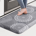 LuxStep Kitchen Mat Waterproof Kitchen Rugs for Floor Cushioned Anti-Fatigue Mat Non-Slip Standing Desk Mat Comfort Floor Mats for House Sink Office 20" x 32"-4/5 Inch Grey
