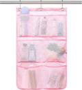 Fammart Mesh Shower Caddy Hanging, Quick-Drying Shower Organizer with 7 Pockets, Portable Bathroom Organizers and Storage for Shampoo, Soap, Loofah, Travel, and Cruise Essentials