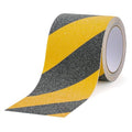 Anti Slip Tape 4" x 16.4 Ft Black and Yellow Heavy Duty Waterproof Grip Tape, High Traction Non-Skid Adhesive Roll for Stair Steps, Wood, Concrete Floors, Staircases, Outdoor/Indoor Use