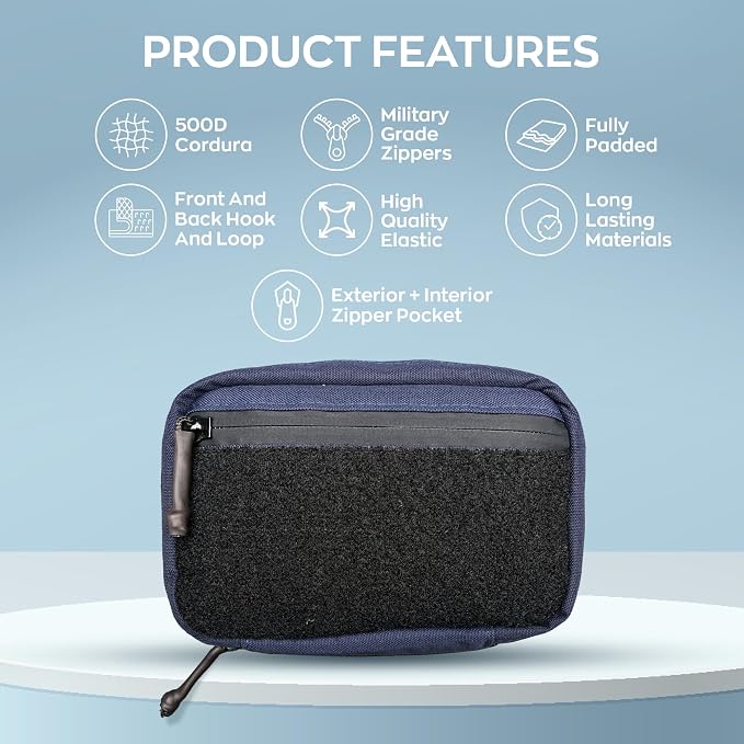 DAILYCARRYCO EDC Pouch Organizer - Everyday Carry Tool Pouch with Multiple Pouches, Essential EDC Gear