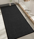 chakme Bathroom Rugs Mat 59x17, Ultra Thin Non Slip Bath Mats Runner Quick Dry Absorbent Bath Mat for Bathroom Floor, (Black, 59"x17")