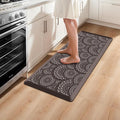 Mattitude 4/5 Inch Kitchen Mat, 20x53in Heavy Duty Ergonomic Comfort Foam Standing Desk Mat, Waterproof Non-Slip Standing Mats and Rugs for Kitchen, Office, Black