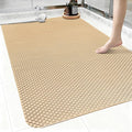 Non Slip Shower Mat: 35"x24" Extra Large Shower Mats for Inside Shower,Trimmable PVC Anti Slip Shower Stall Mats, No Odor, Quick Drying Shower Mats for Floor, Bathroom, Home, Kitchen, Hotel