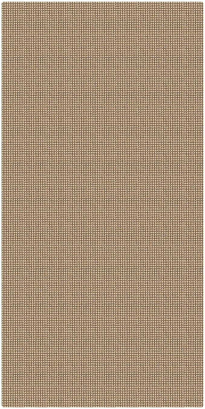 KOZYFLY 3x6 Washable Runner Rug, Non Slip Wide Runners for Hallway, Woven Large Entryway Runners, Braided Floor Carpet Runner for Entry, Kitchen, Bedside, Hall, Orange Beige/Tan/Brown