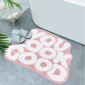 You Look Good Bath Mat Cute Bathroom Rugs, Pink Kitchen Rugs Door Mats Soft & Absorbent Plush Coral Fabric, Cool Funny Indoor Welcome Mats Home Carpets Non-Slip Washable 25”x21”
