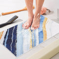 Shower Mat Non Slip: 16x24 Inch Soft and Comfortable PVC Loofah Shower Mats for Inside Shower, Anti Slip Shower Stall Mat for Kids Elderly, Quick Drying
