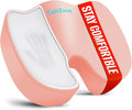 CushZone Seat Cushion, Office Chair Cushions, Car Seat Cushion, Non-Slip Sciatica & Back Coccyx Tailbone Pain Relief Chair Pad, Memory Foam (Large,Pink)