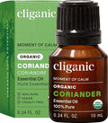Cliganic Organic Coriander Seed Essential Oil, 100% Pure Natural for Aromatherapy | Non-GMO Verified