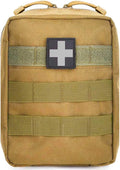 First Aid Pouch Empty Small, Tactical Molle EMT Pouch Compact Medical IFAK Rip Away Untility Bag Pouches