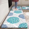 Cushioned Anti-Fatigue Kitchen Mats for Floor – Non-Slip Waterproof Memory Foam Runner, Extra Wide & Long, Comfortable Standing Mat for Kitchen, Sink, Office, Laundry, Teal