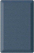 Ophanie Kitchen Mats for Floor, 3/4 inch Thick, 17x28 Anti Fatigue Cushioned Mat, Kitchen Rugs, Waterproof, Comfort Ergonomic Standing Mat for Office, Home, Sink, Blue Non-Slip Ridged Bottom