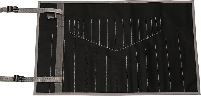 BULL TOOLS Tool Set Organizer, Tool Kit Pouch with 28 Pockets Wrench Set Organizer, Metric & SAE Durable Duck Canvas, Roll-Up Tool Bag for Mechanics, DIYers & Electricians (Tools Not Included)
