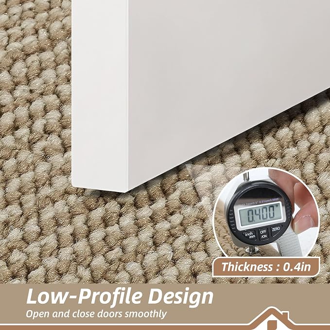BEQHAUSE Indoor Door Mat 20" x 48", Dirt Trapper Door Mats Non-Slip Entryway Rugs Washable, Resist Dirt Absorbent Welcome Mat, Low Profile Floor Mats for Front Back Door and Entryway, Beige