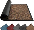 Mibao Front Door Mat Indoor Entrance, 72" x 24", Dirt Trapper Welcome Mat for Outdoor Indoor, Non-Slip Waterproof Doormat, Durable Machine Washable Low Profile Entry Rug for Back Door Outside,Brown