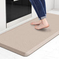 Mattitude Kitchen Mat Cushioned Anti-Fatigue Floor Mat Water Resistant Non-Slip Mats and Rugs Standing and Comfort Desk Mats for House Sink Office Laundry (Beige, 17.3"x39")