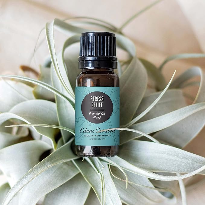Edens Garden Stress-Relief Essential Oil Blend- 100% Pure Premium Grade, Undiluted, Natural, Therapeutic, Aromatherapy, The Best for Skin, Candle, Humidifiers 30 ml (1 fl oz)