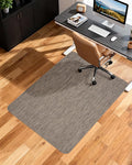 Soimeat Office Chair Mat for Hardwood Floor, 35.4" x 47.2" Non-Slip Desk Computer Chair Mat, PVC Floor Mat for Rolling Chair, Heavy Duty Wood/Tile Floor Protector Desk Rug for Home, Dark Brown