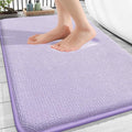 OLANLY Thick Memory Foam Bath Mat Rug 30x20, Extra Soft Absorbent Bathroom Rug, Quick Dry Bath Mats, Non-Slip, Machine Washable Carpet for Bathroom, Tub and Shower, Home Decor Accessories, Lavender