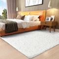Ophanie White Rugs for Bedroom Fluffy, Girls Kids Baby Shaggy Shag Fuzzy Soft Carpet, 3x5 Small Plush Bedside Area Rug, Indoor Floor Room Carpets for Teen Dorm Home Decor Aesthetic, Nursery